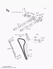 Розподільчий вал-COMP,впускний ZX1400D8F (491180125)