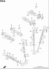 Camshaft tl1000s/y (12704-02F50-000)