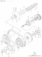Clutch assy,shoe (21500-09F50-000)