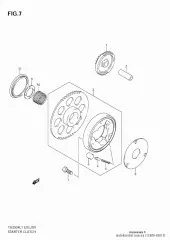 Clutch set gn250 gz2 (12600-38815-000)