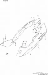 Cover frame ctr (47311-21E00-1ZV)