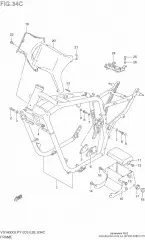 Cover vs1400/y (47350-38B01-Y7G)