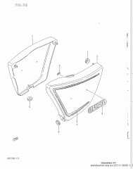 Cover,frame lh (47211-38301-13Z)