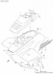 Emblema  suzuki (68721-05D00-DW5)