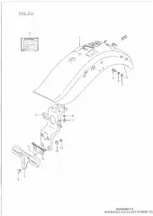 Fender rear (63110-38B01-33J)