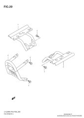 Footrest lt-z50/k6 (43520-43G00-000)