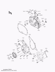Прокладка,зчеплення кришка KLX110CAF (110610426)