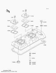 Прокладка,головки кришка ZX750-P1 (110601706)