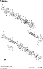 Gear,5th drive vz150 (24251-40H00-000)