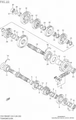 Gear gsx-r600/k1-k3 (24231-39F00-000)