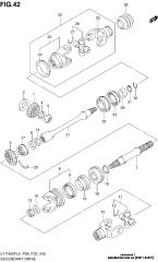 Gear, sec drive beve (24911-44D11-000)