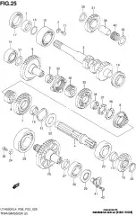 Gear,rev lt-a500&750 (24561-31G20-000)
