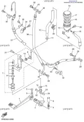 Крепление шланга 5 (2PD-2588F-00-00)