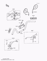 Тримач,зчеплення LEVER ZX1100-A1 (130911185)