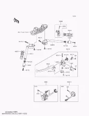 Тримач,зчеплення LEVER ZX600-D1 (130911624)
