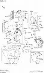Hose-cooling,pump-ra (K3906-21809-000)