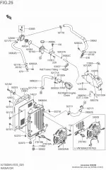 Hose cooling vz1600 (K3906-21892-000)
