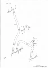 Hose front brake (59480-17E20-000)