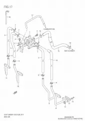 Hose gsf1200/k1- (18460-32F00-000)