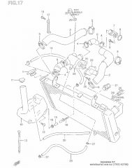 Hose rdtr tl1000s/v (17852-02F00-000)