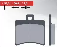 Колодки гальмівні дискові BRENTA FT 3020