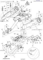 Наклейка предупредительная (5YK-F117B-A0-00)