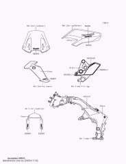 MARK,FRAME PAD,LH KLZ1000ADF (560541116)