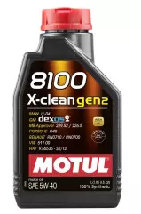 Олива моторна Motul 8100 X-CLEAN GEN2 SAE 5W-40 синтетична 1л