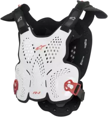 Моточерепаха Alpinestars A-1, Чорний/Білий, XL, XXL