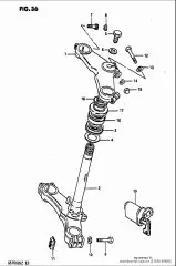 Nut,fr fork inner tu (51458-49000-000)