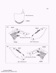 PATTERN,SHROUD,LH,LWR KX450FCF (560691561)