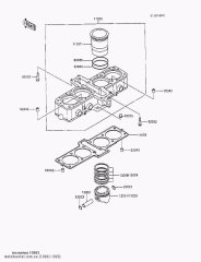 Штіфт,поршень KX125-A7 (130021003)