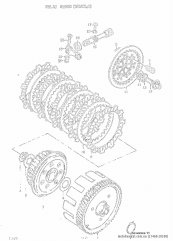 Plate,clutch pressur (21460-28200-000)