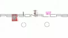 Поршень в зборі Honda DIO ZX72 0,25 діаметр 48,25 (MSU)