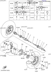 Пыльник ШРУСа Внешнего :: BOOT SET (DOUBLE OFFSET JOINT) (5UH-2510H-00-00)