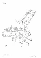 Rail, seat sv1000 sv (41200-16G10-000)