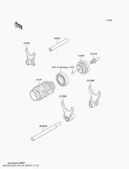 Тяга-зсува,IN короткий KX125-M1 (490471110)