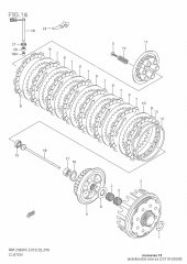 Rod, clutch push rm- (23110-35G00-000)