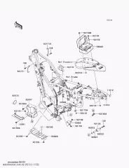 Ролік,ланцюг направляюча KX125-F1 (921221153)