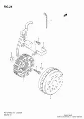Rotor assy rm-z450/l (32102-28H10-000)