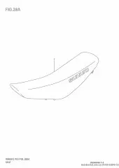 Seat set rm85 k6 (45100-03B90-CEP)