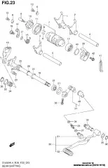 Shaft,gear shift dl6 (25510-19F10-000)