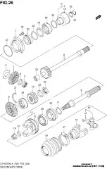 Shaft,sec driven lt- (24971-11H00-000)