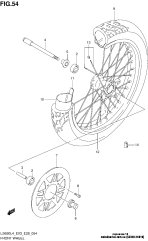 Spoke set,front whee (55320-24B10-000)