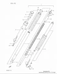 Spring,fork rebound (51177-37446-000)