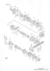 Sprocket rm80 opt (27511-20401-000)