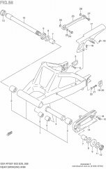 Swingingarm gsx-r750 (61000-35F00-000)