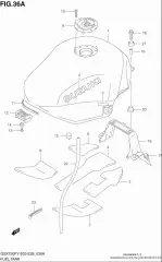 Tank assy,fuel gsx75 (44100-08F10-YHL)