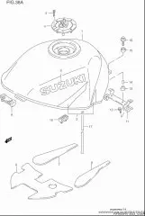 Tank rf900r/t (44100-31E50-F3C)