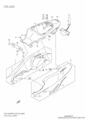 Tape seat tail gsx-r (68175-02H10-DZE)